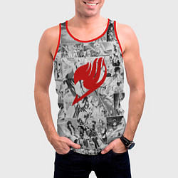 Майка-безрукавка мужская Fairy Tail: Stories, цвет: 3D-красный — фото 2