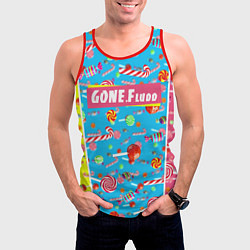 Майка-безрукавка мужская GONE Fludd, цвет: 3D-красный — фото 2