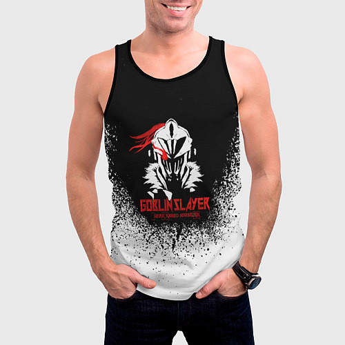 Мужская майка без рукавов Убийца Гоблинов / 3D-Черный – фото 3