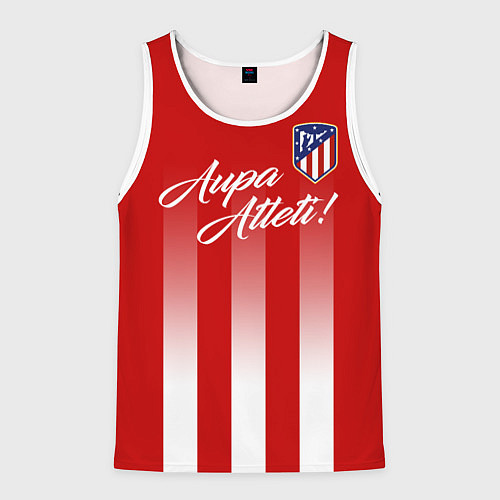 Мужская майка без рукавов Aupa Atleti / 3D-Белый – фото 1