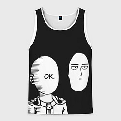 Мужская майка без рукавов Saitama: One-Punch Man