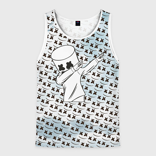 Мужская майка без рукавов Marshmello DAB / 3D-Белый – фото 1