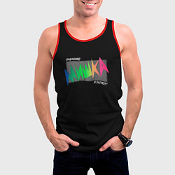 Майка-безрукавка мужская Mishka NYC x Tessa Violet, цвет: 3D-красный — фото 2