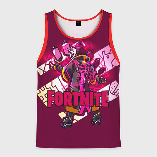 Мужская майка без рукавов Fortnite / 3D-Красный – фото 1
