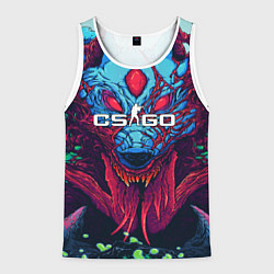 Майка-безрукавка мужская CS:GO Hyper Beast, цвет: 3D-белый