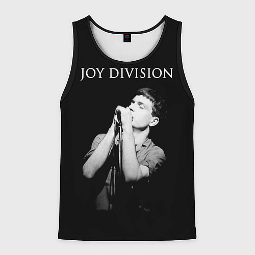 Мужская майка без рукавов Joy Division / 3D-Черный – фото 1