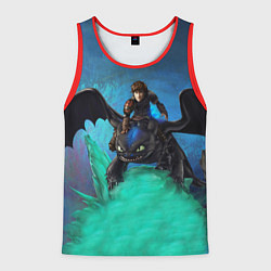 Мужская майка без рукавов Как приручить дракона
