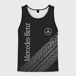 Майка-безрукавка мужская Mercedes AMG: Street Style, цвет: 3D-черный