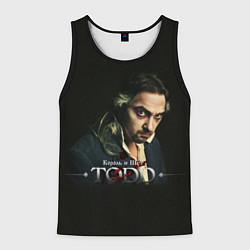 Майка-безрукавка мужская Тодд, цвет: 3D-черный