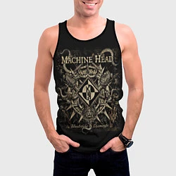 Майка-безрукавка мужская Machine Head, цвет: 3D-черный — фото 2