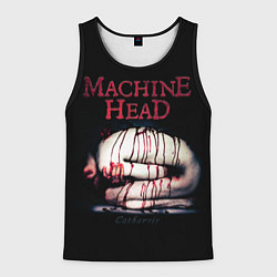 Майка-безрукавка мужская Machine Head: Catharsis, цвет: 3D-черный