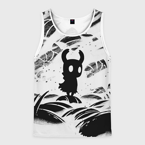 Мужская майка без рукавов Hollow Knight / 3D-Белый – фото 1
