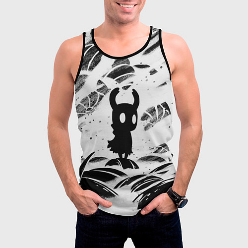 Мужская майка без рукавов Hollow Knight / 3D-Черный – фото 3