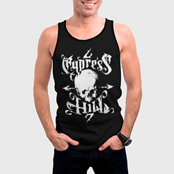 Майка-безрукавка мужская Cypress Hill, цвет: 3D-черный — фото 2