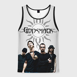 Майка-безрукавка мужская Godsmack, цвет: 3D-черный