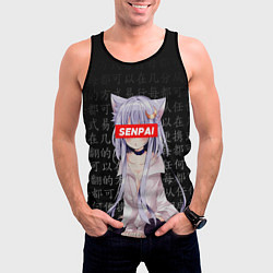 Майка-безрукавка мужская SENPAI ANIME, цвет: 3D-черный — фото 2