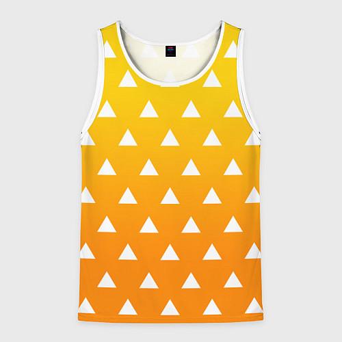 Мужская майка без рукавов ZENITSU ЗЕНИТСУ КИМОНО / 3D-Белый – фото 1