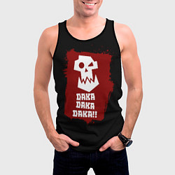 Майка-безрукавка мужская Daka-дакка: орки, цвет: 3D-черный — фото 2