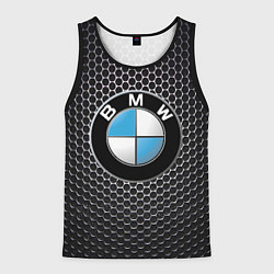 Майка-безрукавка мужская BMW РЕДАЧ, цвет: 3D-черный