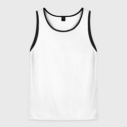 Майка-безрукавка мужская Без дизайна, цвет: 3D-черный