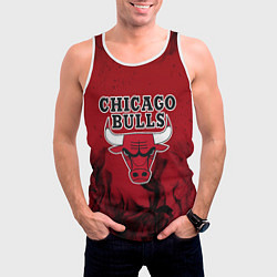 Майка-безрукавка мужская CHICAGO BULLS, цвет: 3D-белый — фото 2