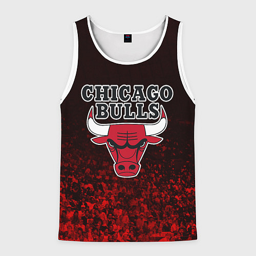 Мужская майка без рукавов CHICAGO BULLS / 3D-Белый – фото 1