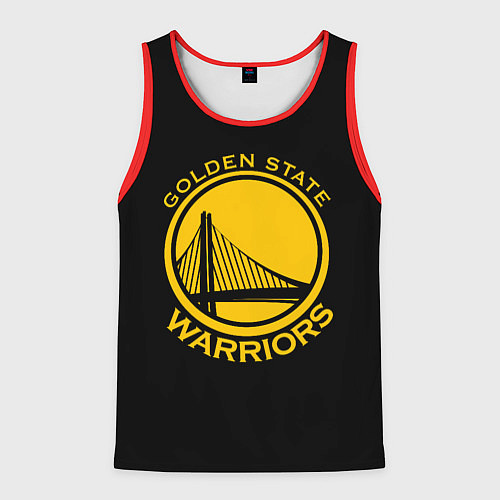 Мужская майка без рукавов GOLDEN STATE WARRIORS / 3D-Красный – фото 1