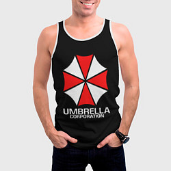 Майка-безрукавка мужская UMBRELLA CORP, цвет: 3D-белый — фото 2