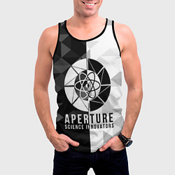 Майка-безрукавка мужская PORTAL, цвет: 3D-черный — фото 2