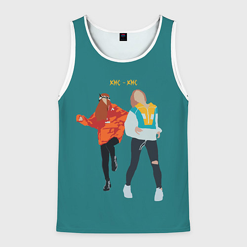 Мужская майка без рукавов Кис-кис / 3D-Белый – фото 1