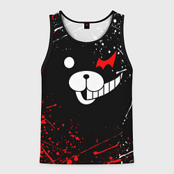Майка-безрукавка мужская MONOKUMA, цвет: 3D-черный