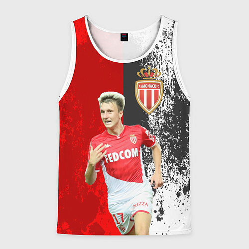 Мужская майка без рукавов Головин / 3D-Белый – фото 1