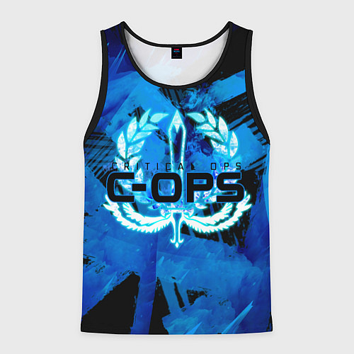 Мужская майка без рукавов C-OPS / 3D-Черный – фото 1