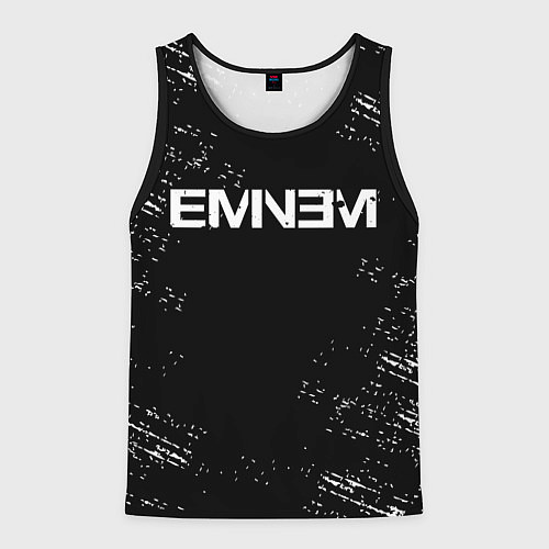 Мужская майка без рукавов EMINEM / 3D-Черный – фото 1