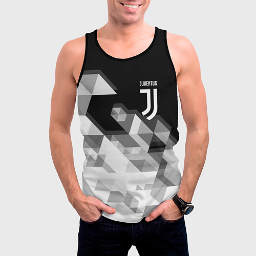 Мужская майка без рукавов JUVENTUS / 3D-Черный – фото 3