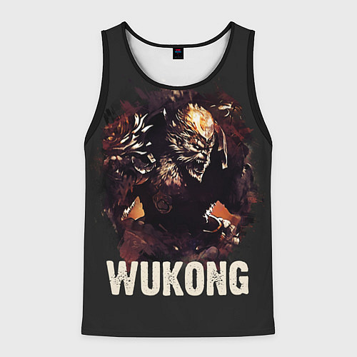 Мужская майка без рукавов Wukong / 3D-Черный – фото 1