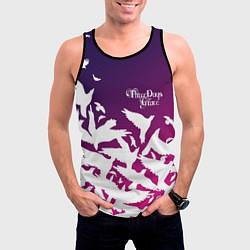 Майка-безрукавка мужская Three Days Grace, цвет: 3D-черный — фото 2