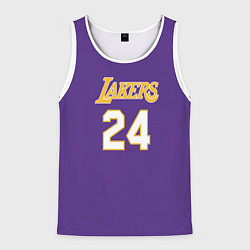 Майка-безрукавка мужская Los Angeles Lakers Kobe Brya, цвет: 3D-белый