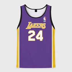 Майка-безрукавка мужская Kobe Bryant 24, цвет: 3D-черный