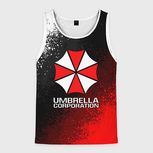 Мужская майка без рукавов UMBRELLA CORP / 3D-Белый – фото 1