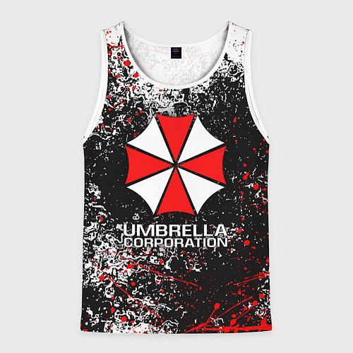 Мужская майка без рукавов UMBRELLA CORP / 3D-Белый – фото 1