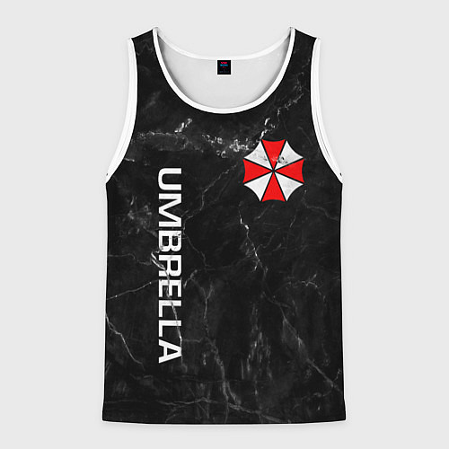 Мужская майка без рукавов UMBRELLA CORP / 3D-Белый – фото 1