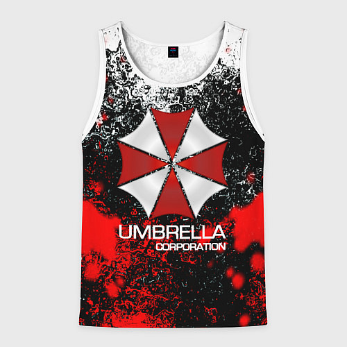 Мужская майка без рукавов UMBRELLA CORP / 3D-Белый – фото 1