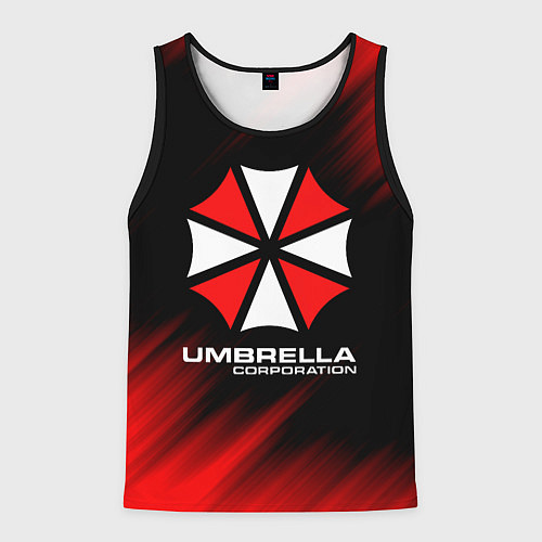 Мужская майка без рукавов Umbrella Corporation / 3D-Черный – фото 1