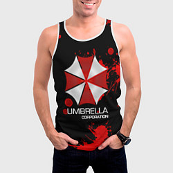 Майка-безрукавка мужская UMBRELLA CORP, цвет: 3D-белый — фото 2