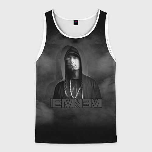 Мужская майка без рукавов EMINEM / 3D-Белый – фото 1