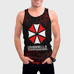 Майка-безрукавка мужская UMBRELLA CORPORATION, цвет: 3D-черный — фото 2