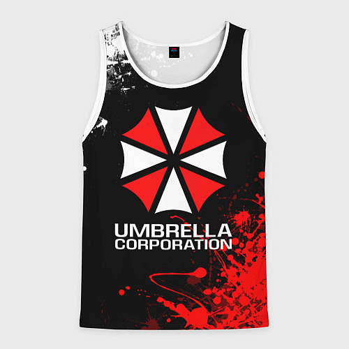 Мужская майка без рукавов UMBRELLA CORPORATION / 3D-Белый – фото 1