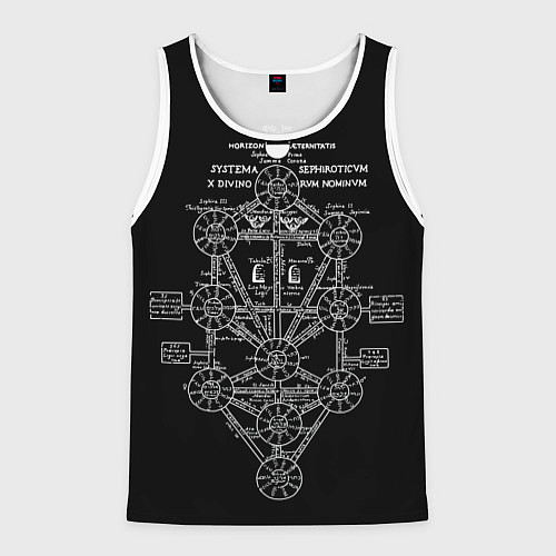 Мужская майка без рукавов EVa-updown / 3D-Белый – фото 1