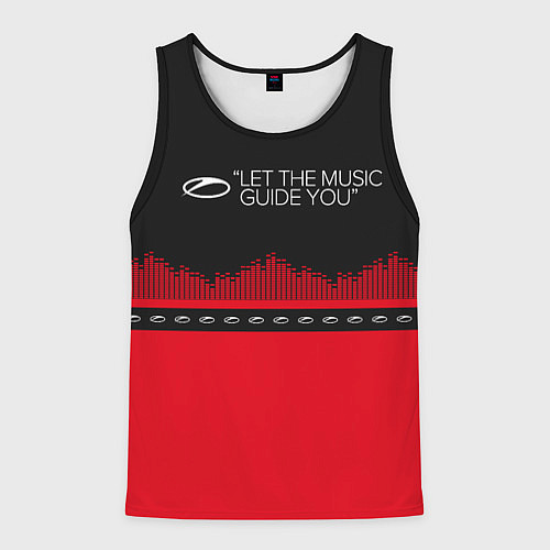 Мужская майка без рукавов ASOT Let The Music Guide You / 3D-Черный – фото 1